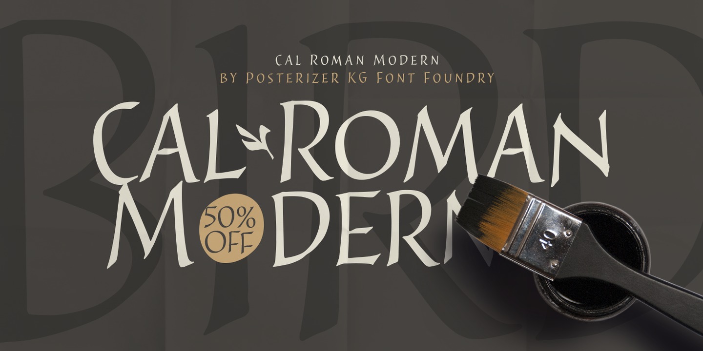 Schriftart Cal Roman Modern
